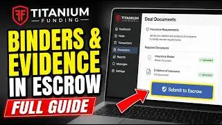 How to setup using binders and evidence of insurance in escrow - Full Guide
