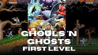 Clearing the first stage | GHOULS 'N GHOSTS Arcade