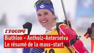 Biathlon 2023/24 - Julia Simon s'impose sur la mass-start d'Antholz-Anterselva devant Lou Jeanmonnot