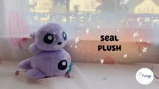 DIY Seal Plush Toy | 【FREE PATTERN DOWNLOAD】| Step-by-step Tutorial | Easy for beginner| | 制作海豹玩偶