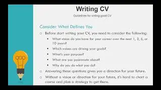 محاضرة تصميم السيرة الذاتية بالإنفوجرافيك - Creating CV in motion graphic in Arabic