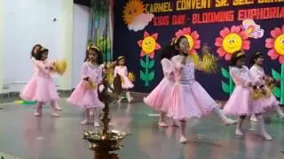Welcome Dance performance by kg students#welcome song&dance#kids dance