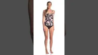 Seafolly Bali Hai Twist Halter Tankini Top | SwimOutlet.com