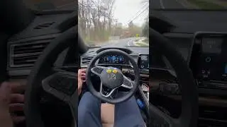 Trying out 2025 atlas lane assist. Scary and fascinating