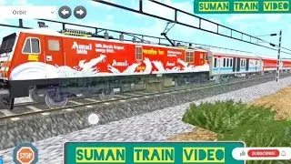High Speed Perfect Crossing Trains | Indian Railways Action | Train Simulator| Suman Train Video.