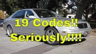 Mercedes S55 AMG update. OMG 19 Codes!!! What a mess | Car-addiction