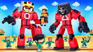 Devenir un TRANSFORMERS SQUID GAME sur Minecraft !