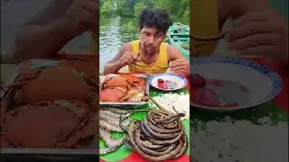 Boat Life Cooking: Fresh Shrimp, Crab, and Fish with Spicy Sauce