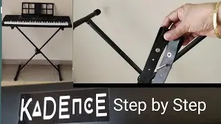 How to Attach KADENCE Keyboard Stand to Casio CT - X870IN Keyboard with Strap Lock | Installation