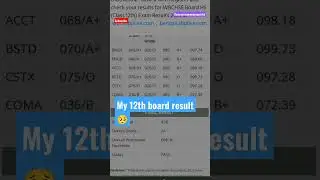 My 12th board result 2023🥺#students #cma #result #commerce