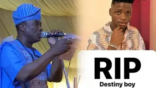 PAINFUL GOODBYE: KING WASIU AYINDE MARSHAL(K1 DE ULTIMATE)PAYS HIS LAST TRIBUTE TO DESTINY BOI 