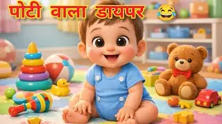 Poty Wala Diaper Tan Tana Tan 😄 | Baby Songs Hindi | Hindi Rhymes For kids | Zain Toons