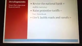Video 4:  The American System