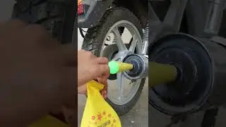 Bike Big Balloon 😁 #shorts #ytshorts #trending