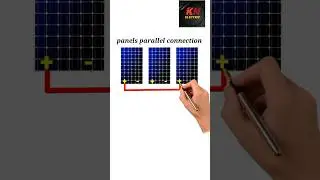 solar panel parallel connection || #shorts #youtubeshorts