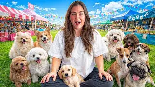 JE VAIS DANS UN FESTIVAL DE CHIENS (on a jappé pour un cadeau...) !!