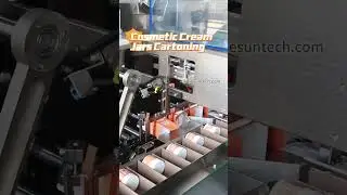 ZONESUN Automatic Cosmetic Cream Paper Boxes Cartoning Machine #packingmachine #cartoner