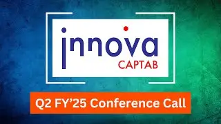 Innova Captab Q2 2025 Conference Call #conferencecall #concall #earningscall #innovacaptab