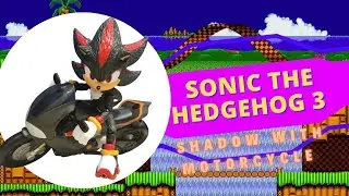 Jakks Pac&iacute;fic Sonic The Hedgehog 3 Shadow with Motorcycle - Figure Review