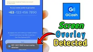 How to fix screen overlay detected gcash problem |REF: 3621:766E Screen overlay detected gcash