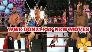 WWE 2K21 PSP UPDATED ISO HACKED MOVES