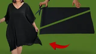 🔥WOW✂️Only 1 meter fabric 🧵Summer Stylish Dresses Cut and Sew in 10 Minutes 💃 Summer Trends Dresses