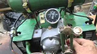 Coventry flat twin stationary engine