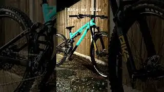 New bike day!!👌#mtb #mtblifestyle #mtblifestyle whytes t140 in. Coral green and orange