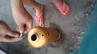 fire extinguisher to portable compressor