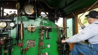Polson Logging Co. #2 Steam Locomotive on the Oregon Coast Scenic Railroad (HD-1080P)