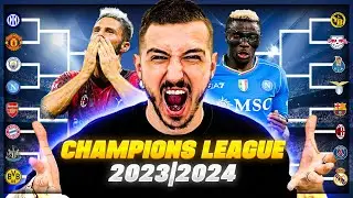 HO SIMULATO LA CHAMPIONS LEAGUE 2023/2024 CON I GIRONI UFFICIALI!