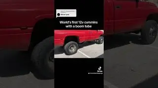 12v cummins with a boom tube #cumminsnation #cumminsturbodiesel #boomtubetheworld