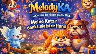 🎶🦁 Meine kleine Katze denkt, Sie ist ein Hund 🐕 🎶 - MelodyKA! 