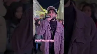 Pehli nazar me by Amir hashmi in london piccadilly circus 🇬🇧 #singer #fyp #hollywoodsongs #artist