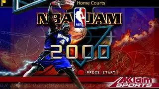 NBA Jam 2000 | Sports Game Arenas and All Team Intros 🏟 🏀