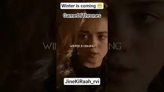 Winter is coming GOT #got #gameofthrones #aryastark