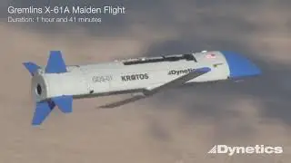 Gremlins X-61A Maiden Test Flight