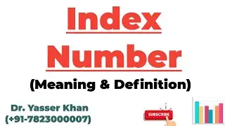 Index Number - Meaning And Definition