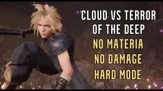 FFVII Rebirth - Cloud vs. Terror of the Deep (No Materia, No Damage, Hard Mode)
