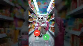 cute cat phone call