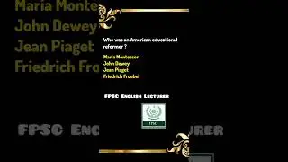 FPSC Lecturer - Pedagogy