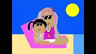 Kitty Janet x Baby Girl I Love Beach Summer