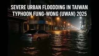 Severe Urban Flooding in Taiwan &mdash; Typhoon Fung Wong Uwan 2025