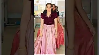 Our talented offline students stitched and wore their own Coat Collar Blouse with Pane Skirt!
