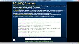 Mathematical functions in sql server   Part 29