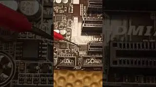 КЗ по -12В. Не ожидал | Ремонт материнской платы #motherboard