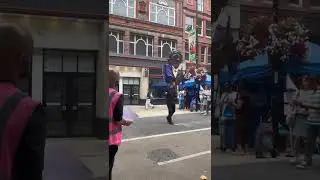 New vibrant display on the Croydon High Street (south London)