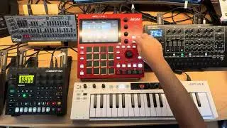 Dub Techno Session using the Mini-D plugin from Air Music Technology #mpc #digitone 
