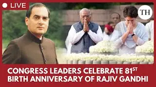 Congress Leaders pay tribute to Rajiv Gandhi on his Birth Anniversary