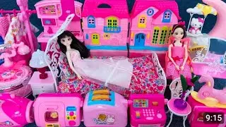 13 Minutes Satisfying with Unboxing Barbie Princess Villa and Swing Slide Playset ASMR｜Review Toys